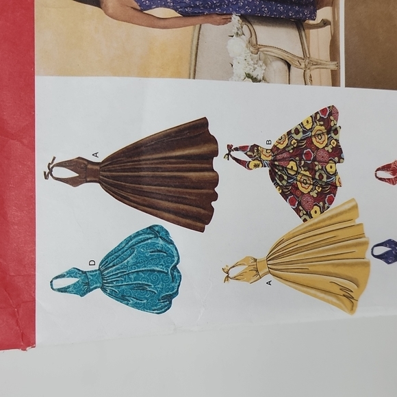 Simplicity Halter Dress Pattern Size 6-14 - Picture 2 of 6
